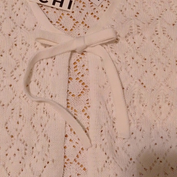 ICHI Ihdotties Crochet Cardigan White L - Picture 12 of 15